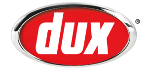 Dux logo for hot water systems and hot water heaters, Nambour