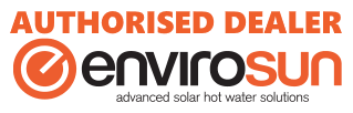 Authorised dealer logo for advanced solar hot water systems, Nambour