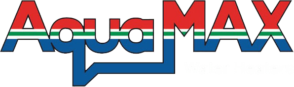 AquaMAX logo for hot water heaters, servicing Nambour and surrounding areas