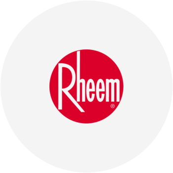 Rheem logo for hot water systems servicing Nambour