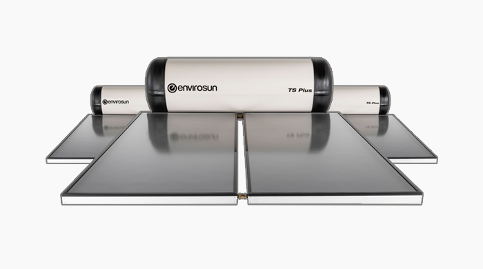 Solar hot water system with rooftop panels, perfect for Nambour homes